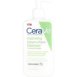 Cerave by CeraVe Hydrating Cream-to-Foam Cleanser - Normal to Dry Skin -355ml/12OZ for UNISEX Cerave by CeraVe Hydrating Cream-to-Foam Cleanser - Normal to Dry Skin -355ml/12OZ for UNISEX