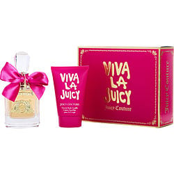 Viva La Juicy by Juicy Couture EAU DE PARFUM SPRAY 3.4 OZ & BODY SOUFFLE 4.2 OZ for WOMEN