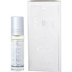 Al Rehab Silver by Al Rehab CONCENTRATED PERFUME ROLL ON OIL 0.2 OZ for MEN
