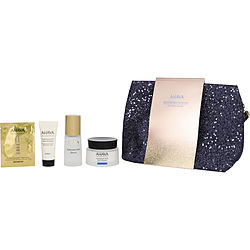 Ahava by AHAVA Beyond Boundaries Boundless Beauty Set: Hyaluronic Acid Serum 30ml + Hyaluronic Acid Leave-on Mask 15ml + Hyaluronic Acid 24/7 Cream 50ml + Bag -3pcs+bag for WOMEN