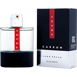 Prada Luna Rossa Carbon by Prada EDT REFILLABLE SPRAY 3.4 OZ for MEN