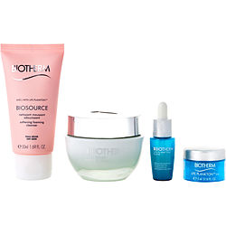Biotherm by BIOTHERM Cera Repair Set: Cleans And Soft Skin 50ml + Regenerating Serum 7ml + Cera Repair Cream 50ml + Eye Contour Regenerates 5ml -4pcs for WOMEN