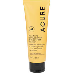 Acure by Acure Resurfacing Glycolic + Unicorn Root Cleanser -118ml/4OZ for WOMEN