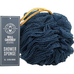 Spa Accessories by Spa Accessories GENTLEMANS WELL GROOMED EXTRA ROUGH SHOWER SPONGE (XL SIZE) - DARK TEAL for UNISEX