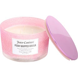 Juicy Couture Peony Whipped Vanilla by Juicy Couture GLITTER CANDLE 16.5 OZ for WOMEN
