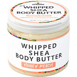 Akwaaba by Akwaaba Whipped Shea Butter - Honey Peach -340g/12OZ for WOMEN