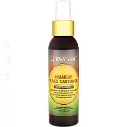 Well's Oil by Well's Oil JAMAICAN BLACK CASTOR OIL SPRAY - PEPPERMINT 4 OZ for WOMEN
