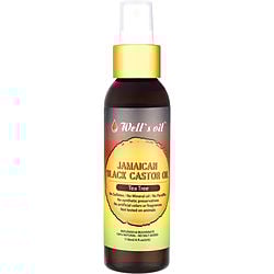 Well's Oil by Well's Oil JAMAICAN BLACK CASTOR OIL SPRAY - TEA TREE 4 OZ for WOMEN
