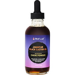 Well's Oil by Well's Oil JAMAICAN BLACK CASTOR OIL INFUSED W/CHEBE POWDER 4 OZ for WOMEN