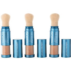 Colorescience by Colorescience Sunforgettable Total Protection Brush-On Shield SPF 50 - # Deep (Multipack) -3x6g/0.21OZ for WOMEN