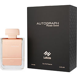 Luniche Autograph Rose Gold by Luniche EAU DE PARFUM SPRAY 3 OZ for UNISEX