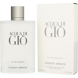 Acqua Di Gio by Giorgio Armani EDT REFILLABLE SPRAY 6.7 OZ for MEN