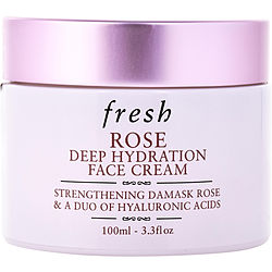 Fresh Women's Cream By Rose Deep Hydration Face W/Damask Rose & Hyaluronic Acids -100Ml/3.3Oz For