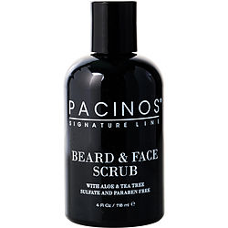 Pacinos by Pacinos BEARD &amp; FACE SCRUB 4 OZ for MEN