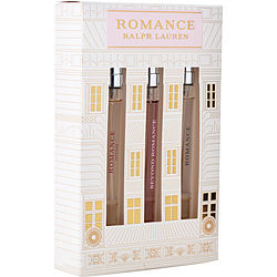 Ralph Lauren Variety by Ralph Lauren 3 PIECE WOMENS VARIETY WITH ROMANCE PARFUM & ROMANCE INTENSE EDP & BEYOND ROMANCE EDP AND ALL ARE SPRAY 0.33 OZ MINIS for WOMEN