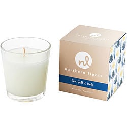 Sea Salt & Kelp by Northern Lights WHITE CANDLE 9 OZ for UNISEX 502389