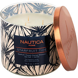 Nautica Starfruit Tide by Nautica SCENTED CANDLE 14.5 OZ for UNISEX