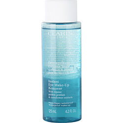 Clarins Women's Golden By Instant Eye Make Up Remover With Alpine Gentian And Cornflower Extracts -125Ml/4.2Oz For