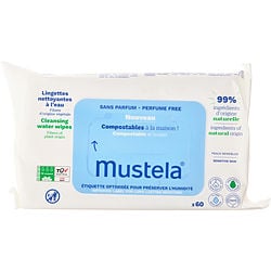 Mustela by Mustela Compostable Cleansing Water Wipes Free 60wipes