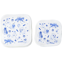 Mustela by Mustela Reusable Wipes: 3 Larger Size Wipes + 3 Smaller Size Wipes (Total 6 Wipes) for WOMEN