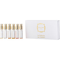 Jul Et Mad Variety by Jul Et Mad 6 PIECE DISCOVERY SET LES WHITE WITH BELLA DONNA & FUGIT AMOR & GARUDA & MON SEUL DESIR & NEA & NIN-SHAR AND ALL EXTRAIT DE PARFUM SPRAY 0.24 OZ MINIS for UNISEX Jul Et Mad Variety by Jul Et Mad 6 PIECE DISCOVERY SET LES WHITE WITH BELLA DONNA & FUGIT AMOR & GARUDA & MON SEUL DESIR & NEA & NIN-SHAR AND ALL EXTRAIT DE PARFUM SPRAY 0.24 OZ MINIS for UNISEX