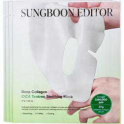 Sungboon Editor by Sungboon Editor Deep Collagen Cica Teatree Soothing Mask -4x37g/1.3OZ for WOMEN