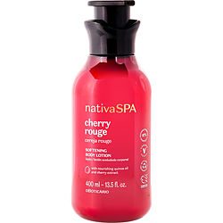 Nativa Spa by Nativa Spa Cherry Rouge Softening Body Lotion -400ml/13.5OZ for UNISEX