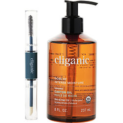 Cliganic by Cliganic Organic Castor Oil + Mascara Wand + Lin