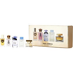 Dolce & Gabbana Variety 5 PIECE VARIETY WITH DEVOTION & Q EDP & BLUE JASMINE EDP & THE ONE EDP & LIGHT BLUE EDT AND ALL ARE MINIS