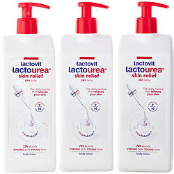 Lactovit by Lactovit Lactourea Body Lotion -3x400ml/13.52OZ for WOMEN