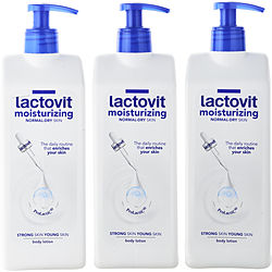 Lactovit by Lactovit Moisturizing Body Lotion -3x400ml/13.52OZ for WOMEN