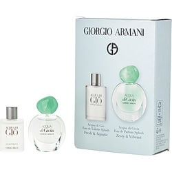 Giorgio Armani MUST HAVES Giorgio Armani Variety WITH ACQUA DI GIO EDT SPLASH & ACQUA DI GIOIA SPLASH AND BOTH ARE MINIS