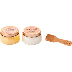 Sabon by Sabon Green Rose Lily Palace Suitcase Kit: Green Rose Body Scrub 200g + Gree Rose Body Lotion 140ml -2pcs for WOMEN