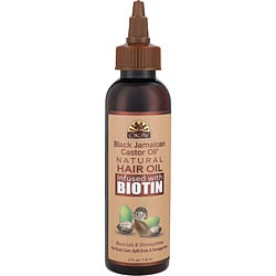 Okay by Okay PURE NATURALS BLACK JAMAICAN CASTOR OIL NATURAL OIL WITH BIOTIN 4 OZ for WOMEN