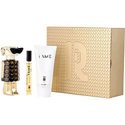 Paco Rabanne Fame by Paco Rabanne PARFUM SPRAY 2.7 OZ &amp; BODY LOTION 3.4 OZ &amp; EAU DE PARFUM SPRAY 0.34 OZ MINI for WOMEN