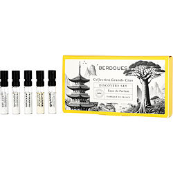Berdoues Collection Grands Crus Variety by Berdoues DISCOVERY SET WITH ASSAM OF INDIA & MAASAI MARA & MATHAHARI DI BALI & SELVA DO BRAZIL & SOMEI YOSHINO AND ALL ARE EAU DE PARFUM SPRAY VIALS for UNISEX Berdoues Collection Grands Crus Variety by Berdoues DISCOVERY SET WITH ASSAM OF INDIA & MAASAI MARA & MATHAHARI DI BALI & SELVA DO BRAZIL & SOMEI YOSHINO AND ALL ARE EAU DE PARFUM SPRAY VIALS for UNISEX