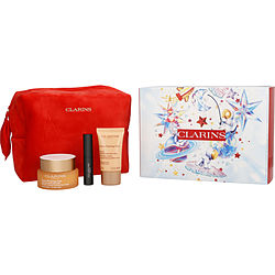 Clarins by Clarins Extra Firming Collection: Extra-Firming Day Cream 50ml + Extra-Firming Night Cream 15ml + Wonder Perfect 4D Mascara 3ml -3pcs + Bag for WOMEN