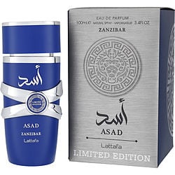 Lattafa Asad Zanzibar by Lattafa EAU DE PARFUM SPRAY 3.4 OZ (LIMITED EDITION) for MEN
