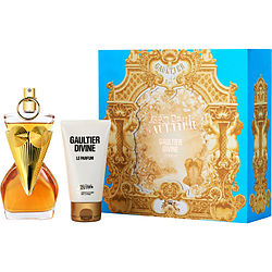 Jean Paul Gaultier Divine Le Parfum by Jean Paul Gaultier EAU DE PARFUM INTENSE REFILLABLE SPRAY 3.4 OZ &amp; BODY LOTION 2.5 OZ for WOMEN