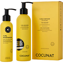 Cocunat by Cocunat CURL BOOSTER 8.45 OZ & CURL MOISTURIZER 5.07 OZ for WOMEN