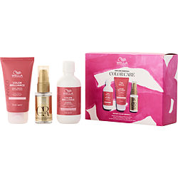 Wella by Wella PROFESSIONAL TRAVEL SET: COLOR BRILLANCE SHAMPOO 100 ML & COLOR BRILLANCE MASK 75 ML & OIL REFLECTION OIL 30 ML for UNISEX