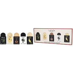 Lattafa Pride Variety by Lattafa COLLECTION #1 WITH AFFECTION & BREEZE & LA COLLECTION D'ANTIQUITIES 1505 & SHAHEEN GOLD & THARWAH GOLD AND ALL ARE