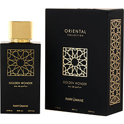 Parfumane Golden Wonder by Parfumane EAU DE PARFUM SPRAY 3.05 OZ for UNISEX