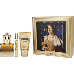 Jean Paul Gaultier Scandal Absolu Pour Homme by Jean Paul Gaultier PARFUM CONCENTRE SPRAY 3.4 OZ & SHOWER GEL 2.5 OZ & PARFUM CONCENTRE SPRAY 0.34 OZ MINI for MEN