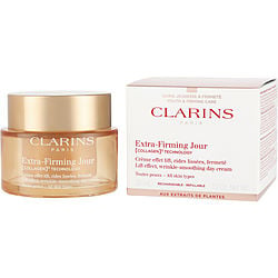 Clarins Women's Cream By Extra-Firming Jour [Collagen]³ Technology Refillable - All Skin Types -50Ml/1.7Oz For
