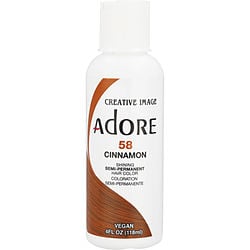 Adore by Adore ADORE SEMI PERMANENT HAIR COLOR VEGAN AND CRUELTY FREE 4 OZ 058 CINNAMON for UNISEX