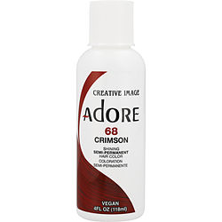Adore by Adore ADORE SEMI PERMANENT HAIR COLOR VEGAN AND CRUELTY FREE 4 OZ 068 CRIMSON for UNISEX