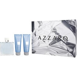 Chrome by Azzaro EDT SPRAY 3.4 OZ &amp; HAIR &amp; BODY SHAMPOO 2.5 OZ X 2 for MEN