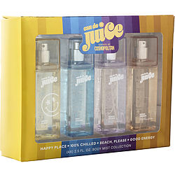 Eau De Juice Variety 4 PIECE VARIETY WITH 100% CHILLED & GOOD ENERGY & HAPPY PLACE & BEACH PLEASE AND ALL ARE BODY MIST