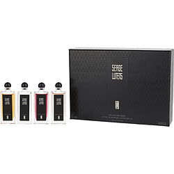 Serge Lutens Variety by Serge Lutens 4 PIECE DISCOVERY SET WITH AMBRE SULTAN & LA FILLE DE BERLIN & LORPHELINE & NUIT DE CELLPHANE AND ALL ARE EAU DE PARFUM 0.16 OZ MINIS for UNISEX Serge Lutens Variety by Serge Lutens 4 PIECE DISCOVERY SET WITH AMBRE SULTAN & LA FILLE DE BERLIN & LORPHELINE & NUIT DE CELLPHANE AND ALL ARE EAU DE PARFUM 0.16 OZ MINIS for UNISEX